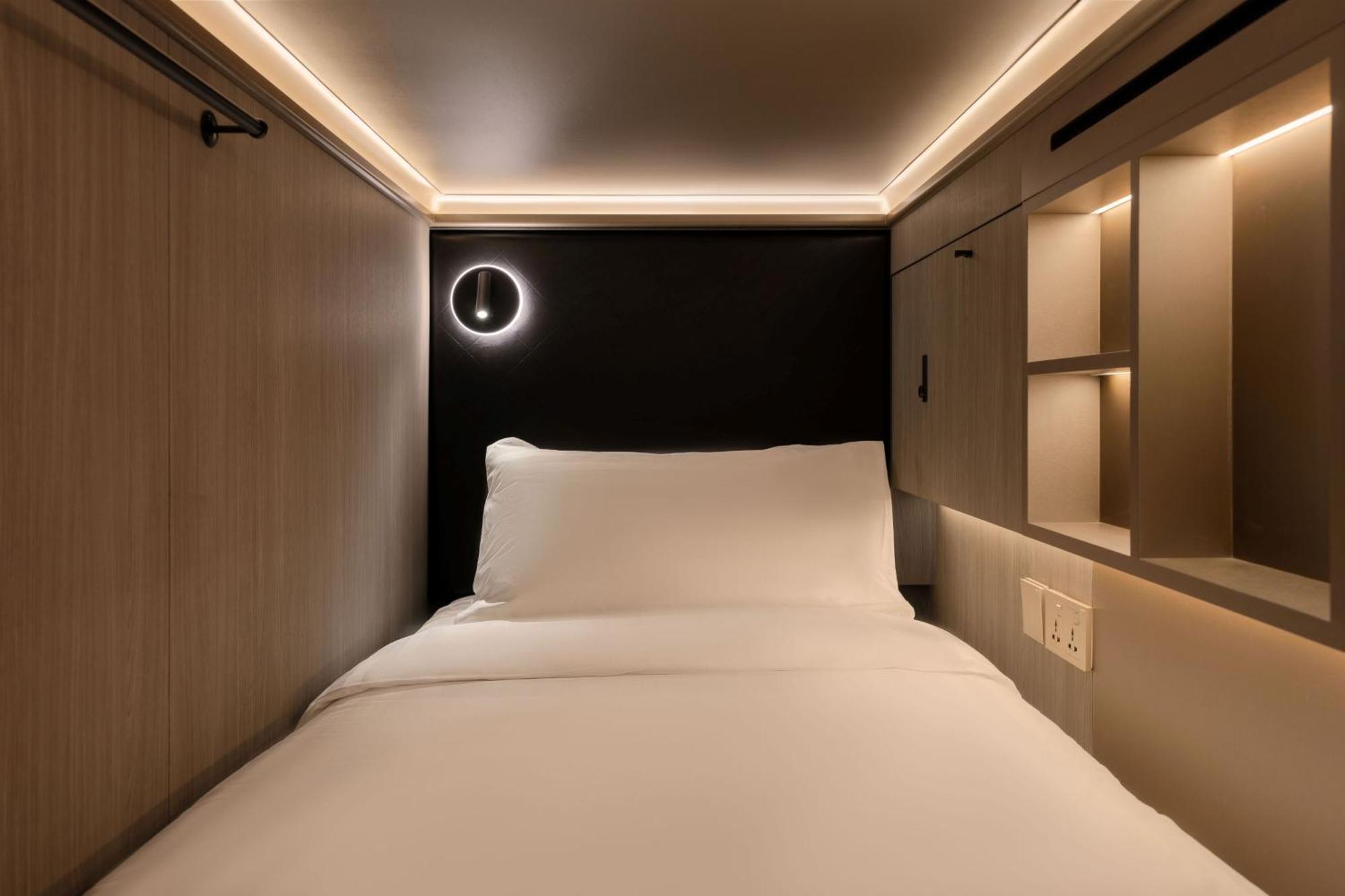 Cube Social Boutique Capsule Hotel At Boat Quay Singapur Zimmer foto
